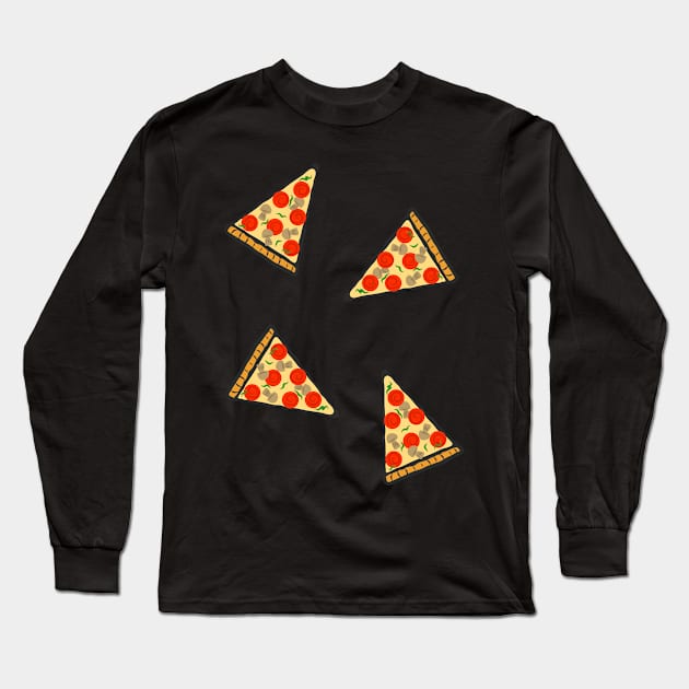 Pizza Long Sleeve T-Shirt by faiiryliite